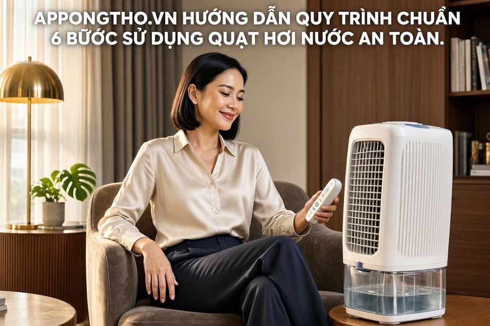 Tại sao bạn nên sử dụng quạt hơi nước?