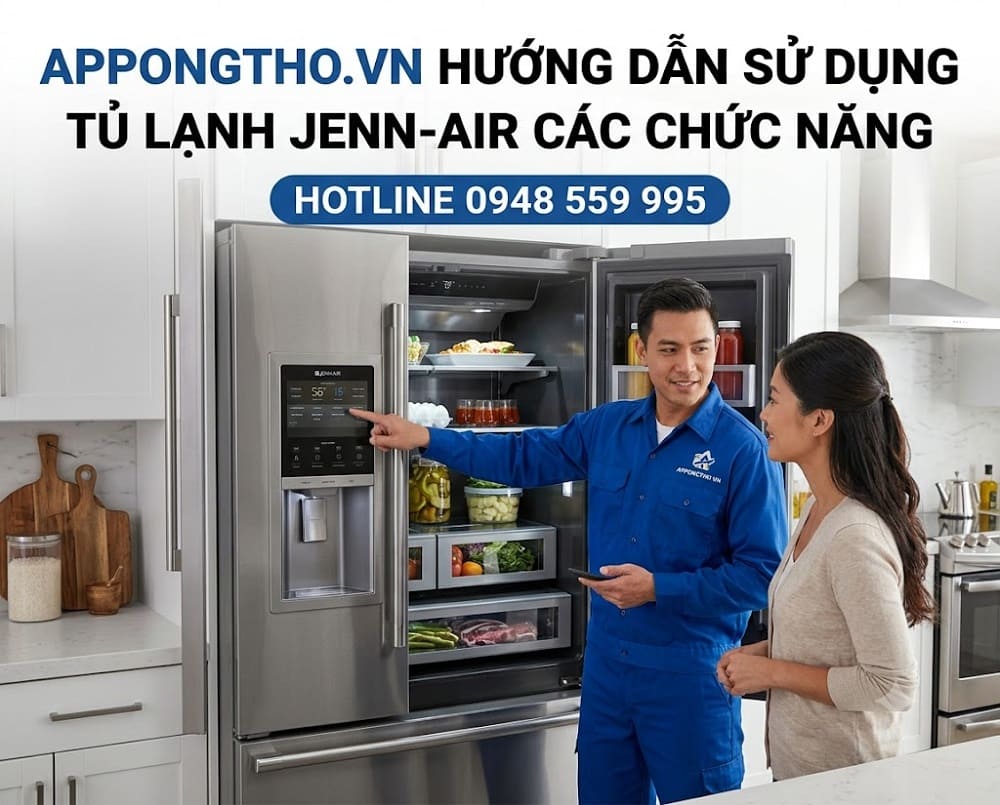 Hướng dẫn sử dụng tủ lạnh Jenn-Air chi tiết