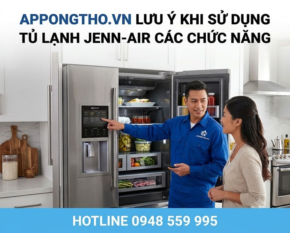 9 Sự cố thường gặp khi sử dụng tủ lạnh Jenn-Air