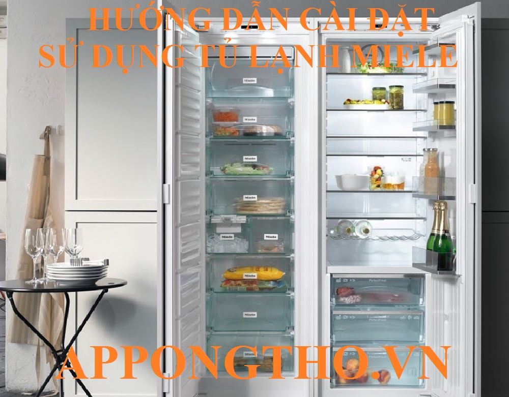 16. Cách thay bộ lọc (Change Filter 💧) trên tủ lạnh Miele