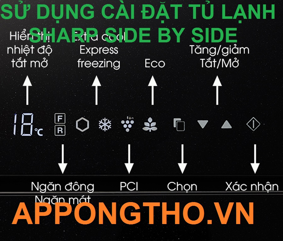 Sử Dụng Tủ Lạnh Sharp Side By Side, Inverter, Nội Địa Nhật 110V