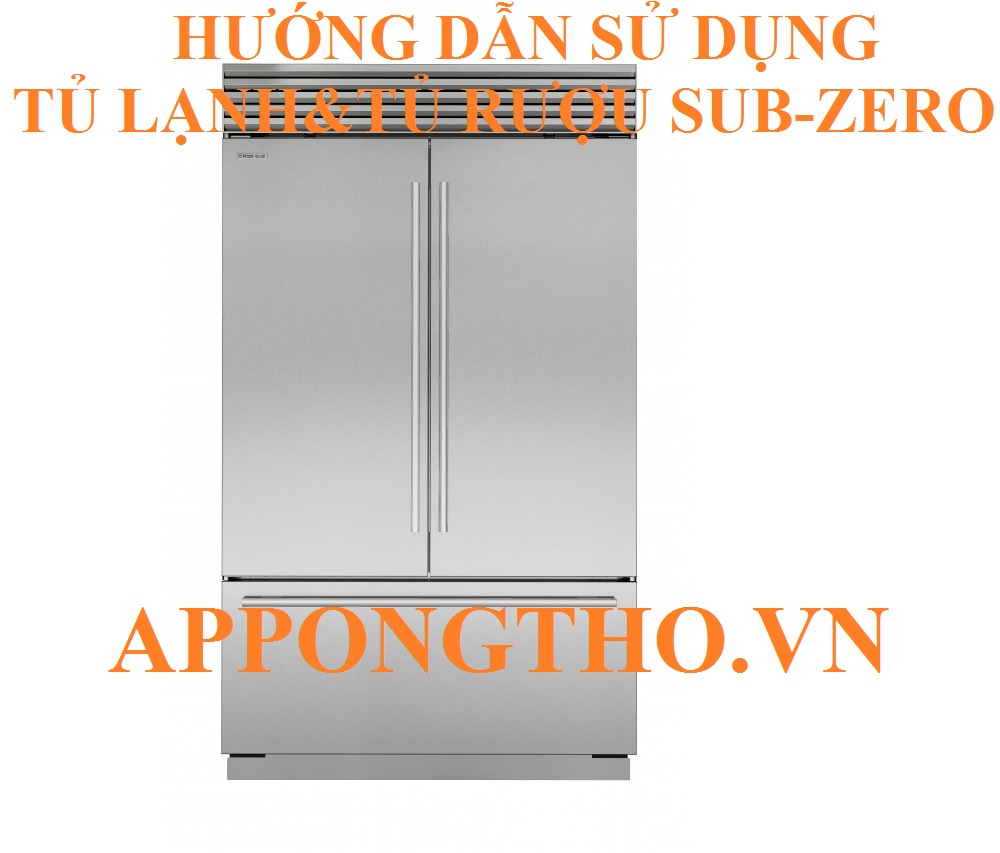 Bảng điều khiển tủ lạnh Sub-Zero & tủ rượu Sub-Zero