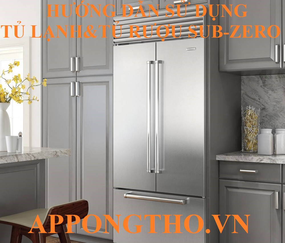 5. Cách chỉnh nhiệt ngăn đông (Freezer Temp) tủ lạnh Sub-Zero —