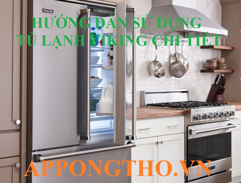 4️⃣ Tủ lạnh Viking bị chảy nước ra ngoài