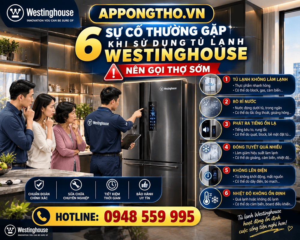 12. Cài đặt Cảnh báo cửa: ALARM trên tủ lạnh Westinghouse