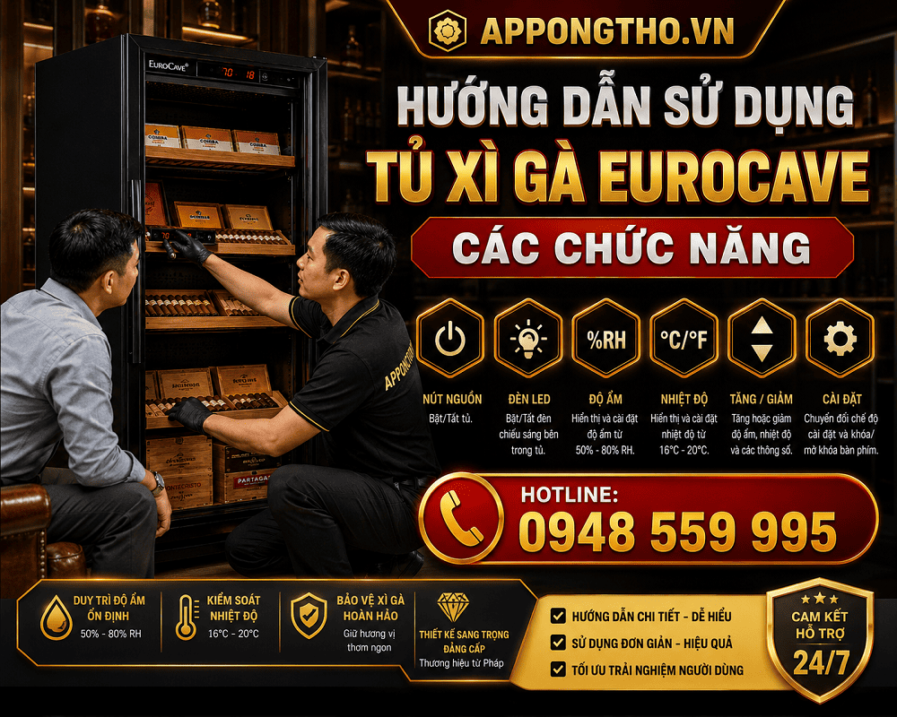Tủ bảo quản xì gà EuroCave là gì?