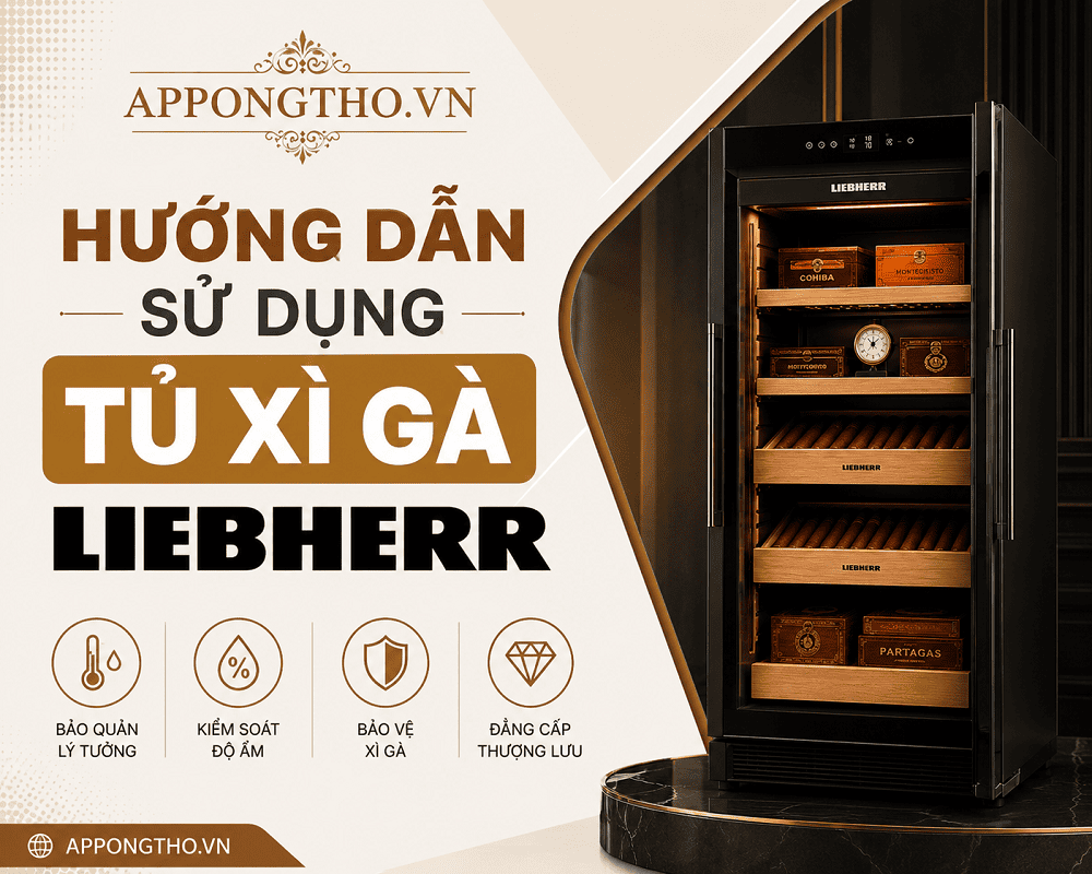 Bảng điều khiển tủ xì gà Liebherr