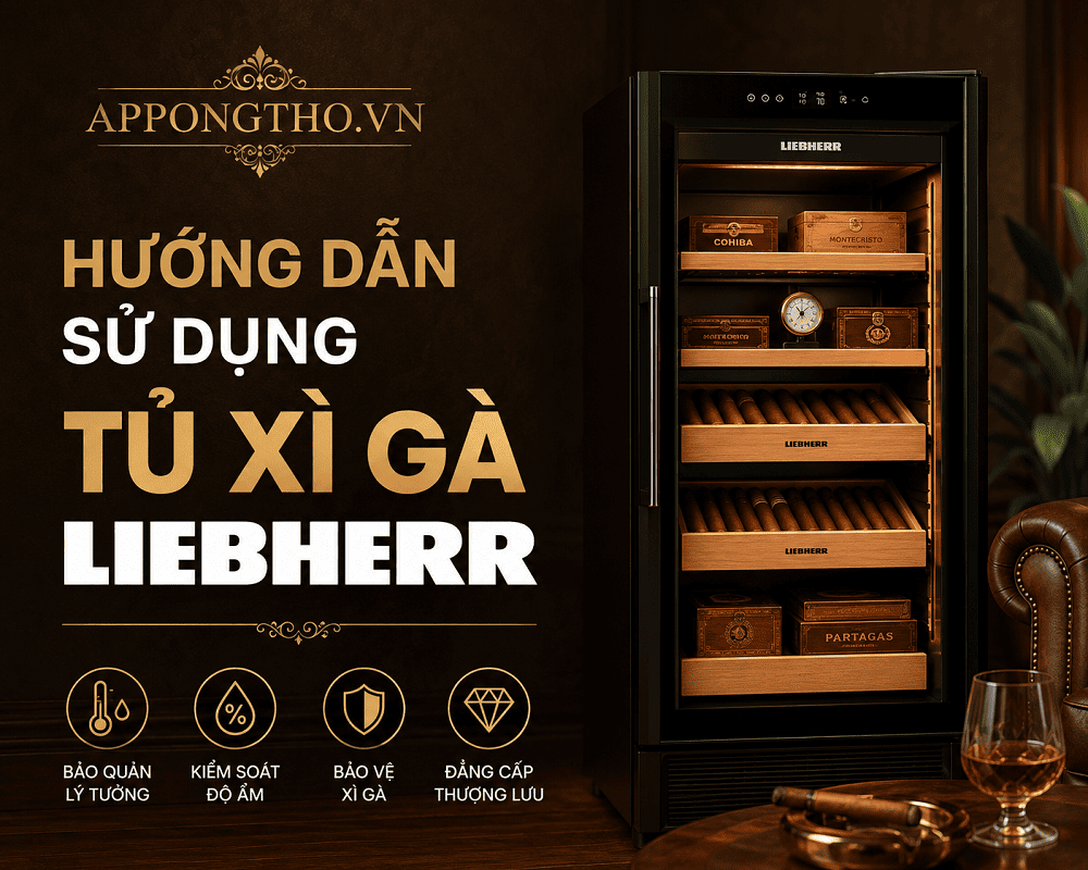 8 Sự cố thường gặp khi bảo quản xì gà trên tủ Liebherr