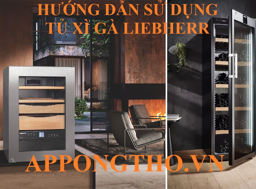 7. Khóa bảng điều khiển (🔒 Panel Lock) trên tủ xì gà Liebherr