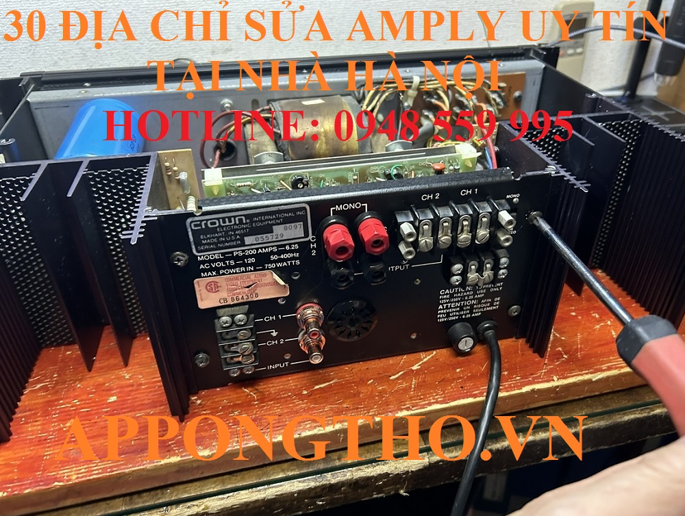 Danh sách địa chỉ sửa Amply uy tín, chất lượng tại TP. Hà Nội