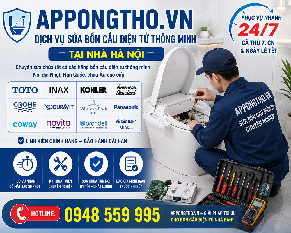 Sửa chữa bồn cầu điện tử thông minh là gì?