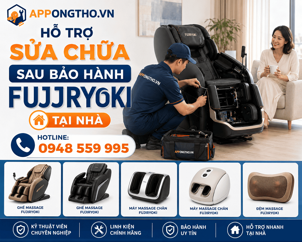 Điều khoản sửa chữa bảo hành Fujiiryoki
