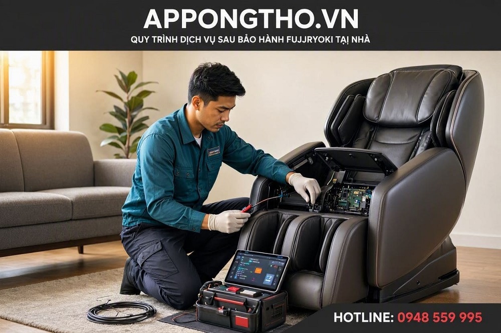 10. Sửa chữa sau bảo hành Fujiiryoki tại Bắc Từ Liêm – Hà Nội