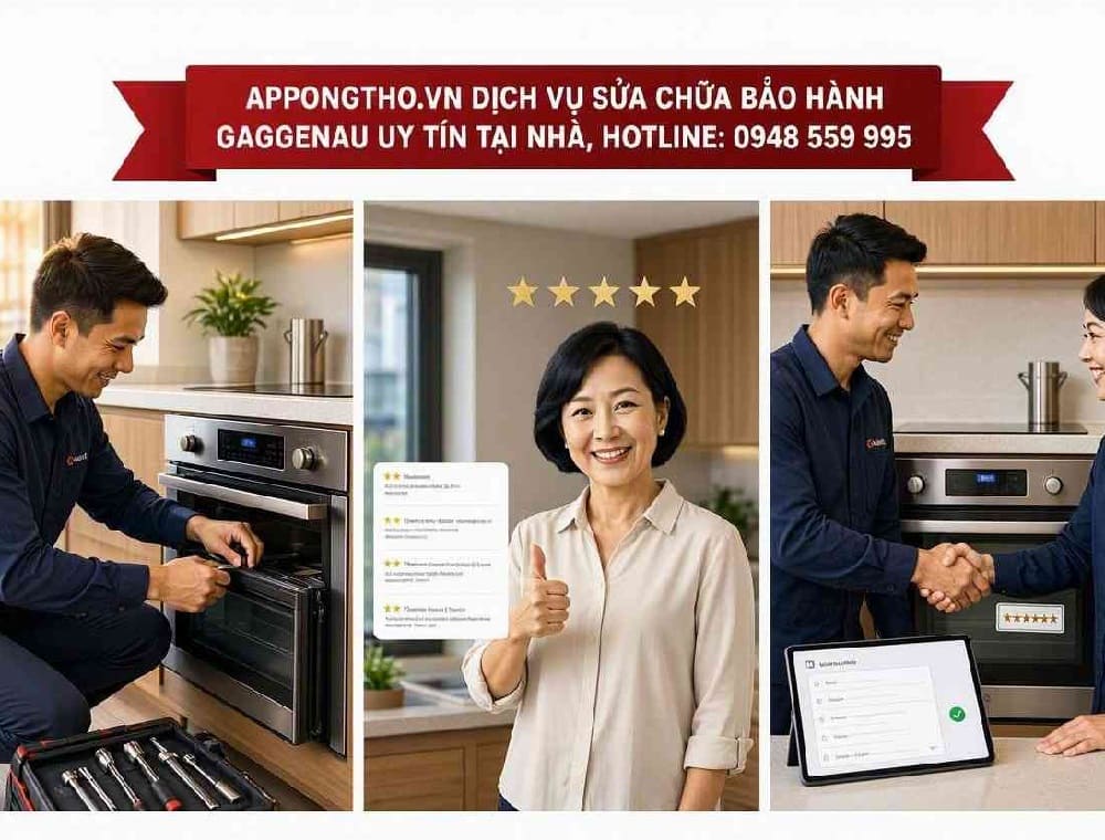 1. sửa chữa ngoài bảo hành Gaggenau tại Ba Đình – Hà Nội