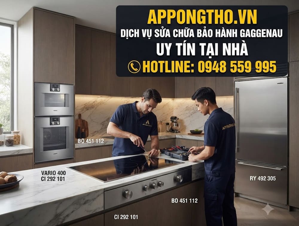 3. Sửa chữa ngoài bảo hành Gaggenau tại Đống Đa – Hà Nội