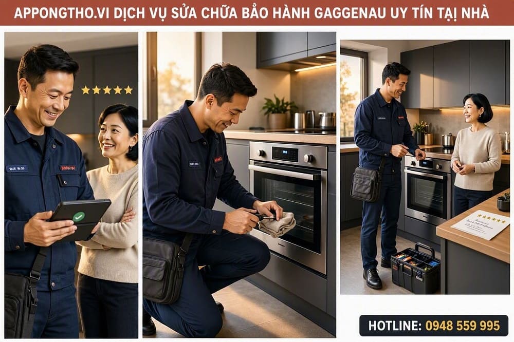 6. Sửa chữa ngoài bảo hành Gaggenau tại Thanh Xuân – Hà Nội