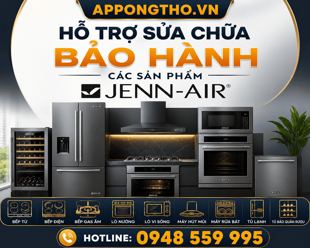 10. Sửa chữa sau bảo hành Jenn-Air tại Bắc Từ Liêm - Hà Nội