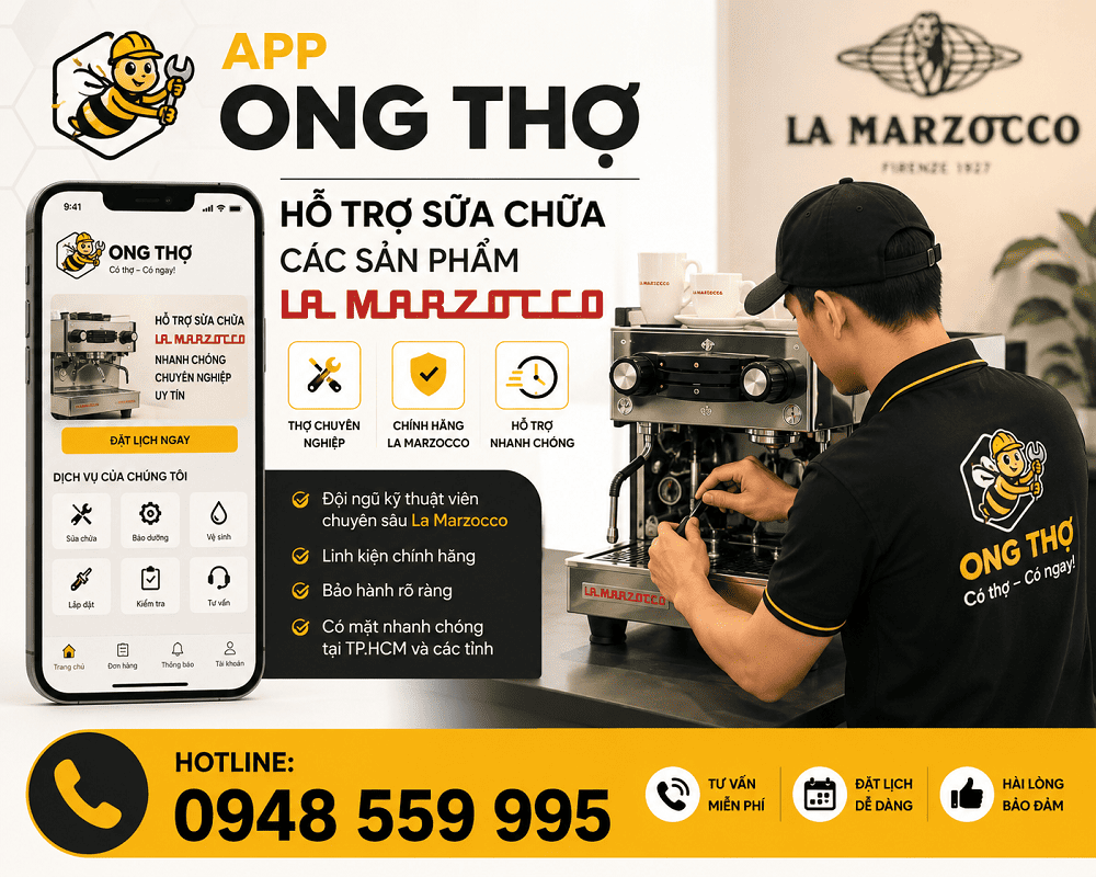 10. Sửa chữa ngoài bảo hành La Marzocco tại Bắc Từ Liêm - Hà Nội