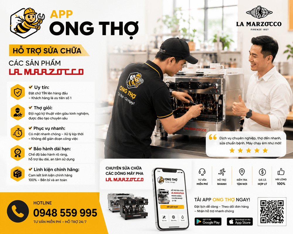 21. Dịch vụ sửa chữa thiết bị La Marzocco tại Phú Xuyên - Hà Nội