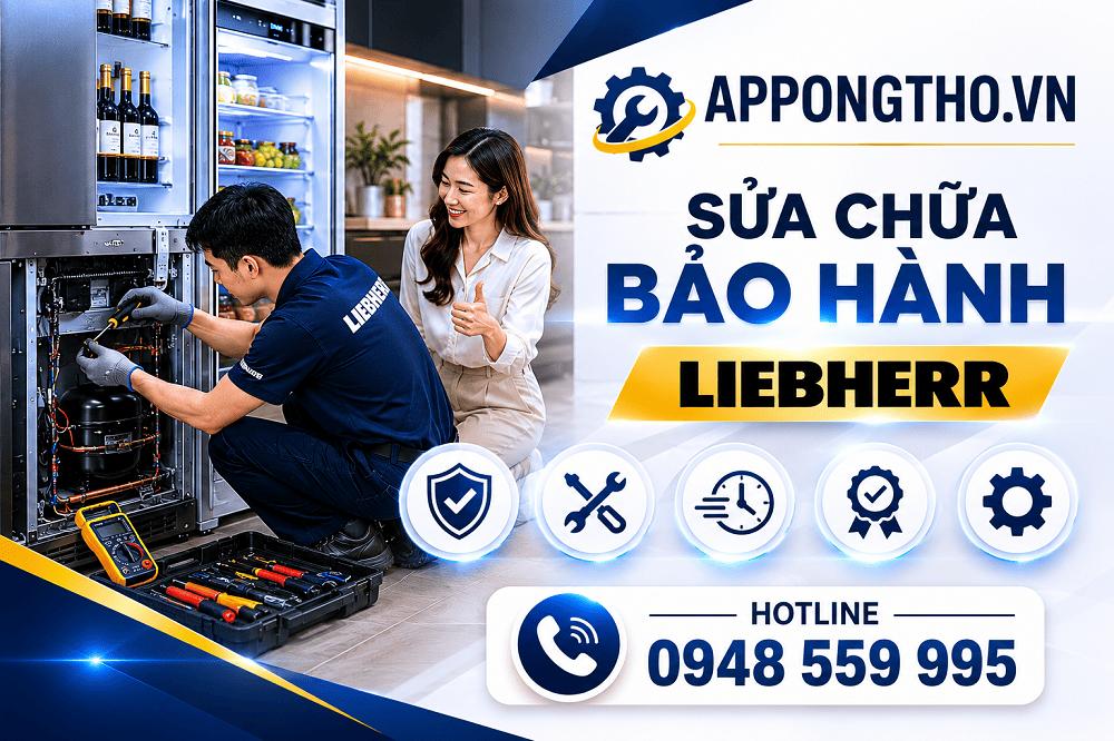 18. Sửa chữa sản phẩm Liebherr tại nhà Hoài Đức, Hà Nội