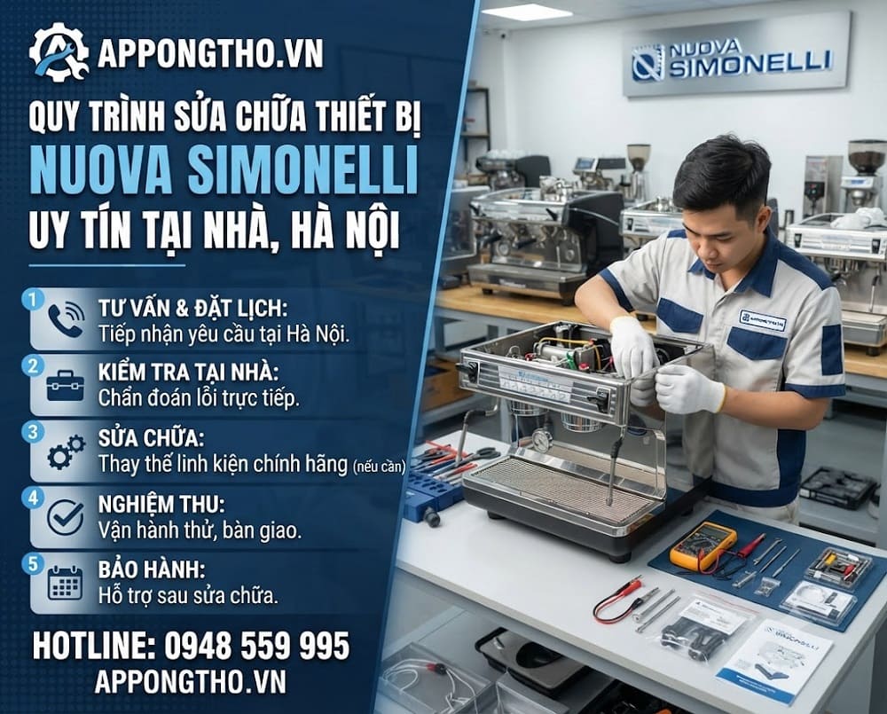 Sửa chữa bảo hành sản phẩm Nuova Simonelli là gì?