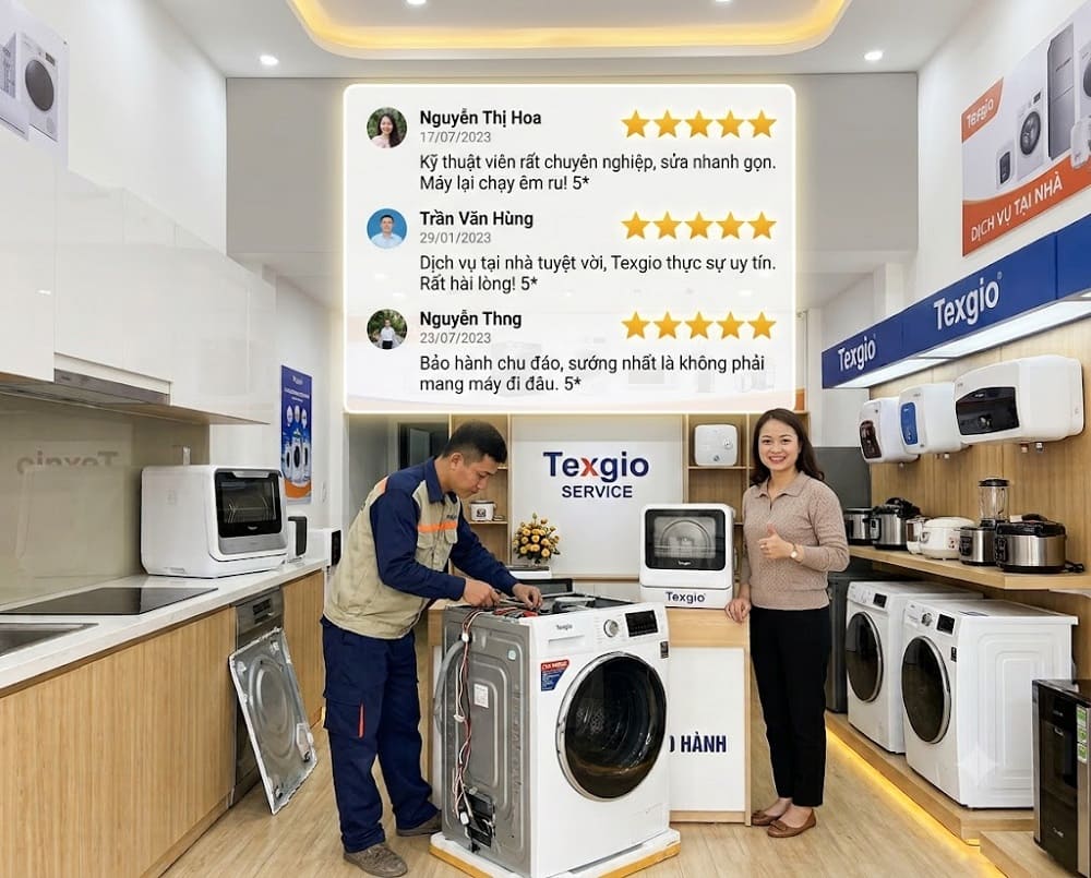 15. Trung tâm sửa chữa Texgio tại Đông Anh - Hà Nội