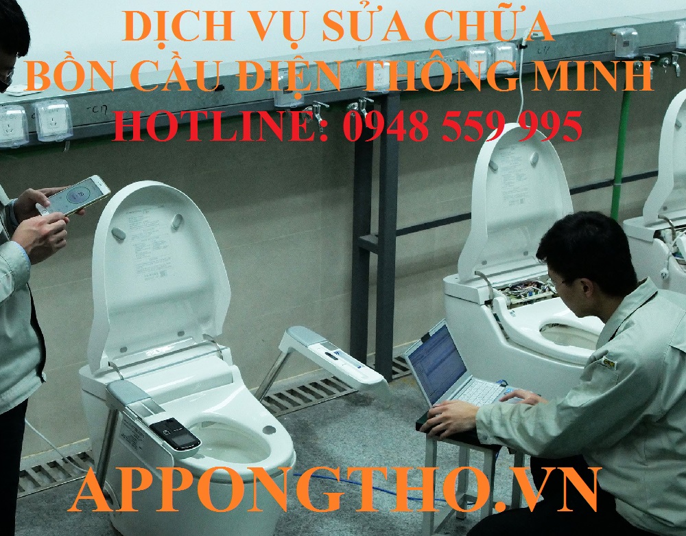 17. Sửa bồn cầu điện tử thông minh tại Đan Phượng - Hà Nội