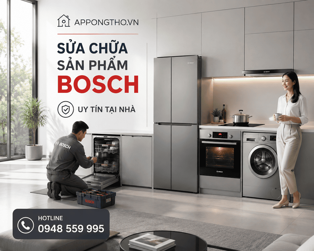 30 Địa chỉ sửa chữa sau bảo hành Bosch