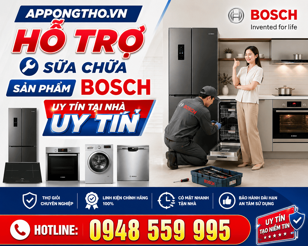 15. Sửa chữa Bosch ngoài bảo hành tại Đông Anh – Hà Nội