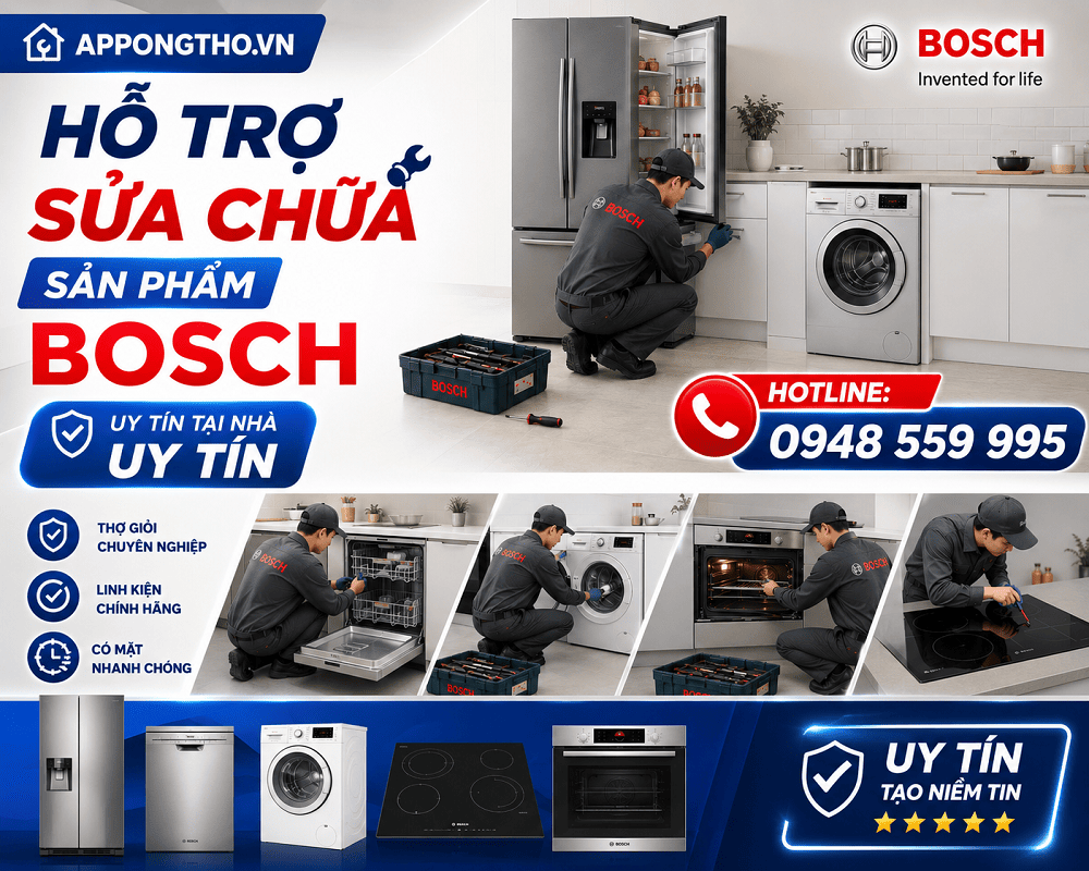 25. Sửa chữa Bosch ngoài bảo hành tại Thạch Thất – Hà Nội