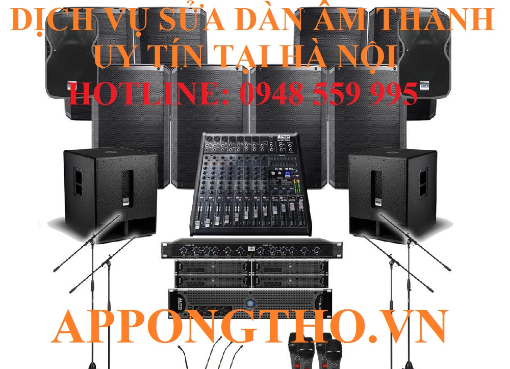 8. Sửa Dàn Âm Thanh tại Hoàn Kiếm - Hà Nội