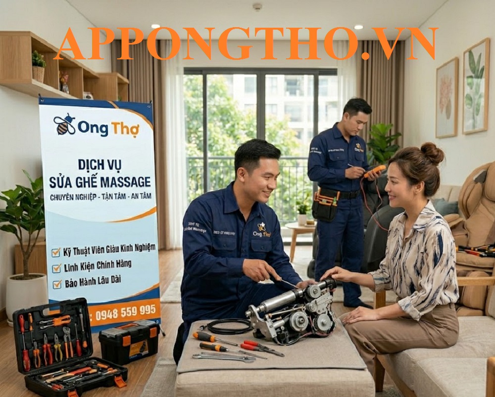 19. Sửa chữa bảo hành ghế massage tại Mê Linh - Hà Nội