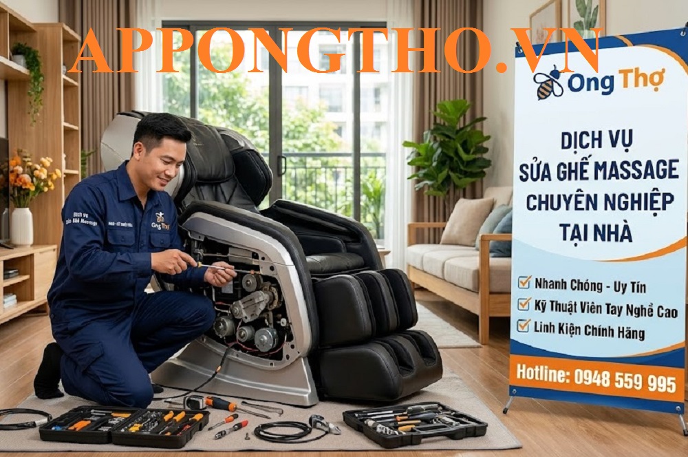 13. Sửa chữa ghế massage tại Thanh Trì - Hà Nội