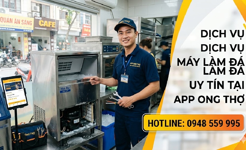5 Cách tìm thợ sửa máy làm đá uy tín