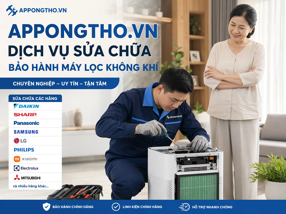 30 Địa Chỉ Sửa Máy Lọc Không Khí Uy Tín Tại Hà Nội 24/7
