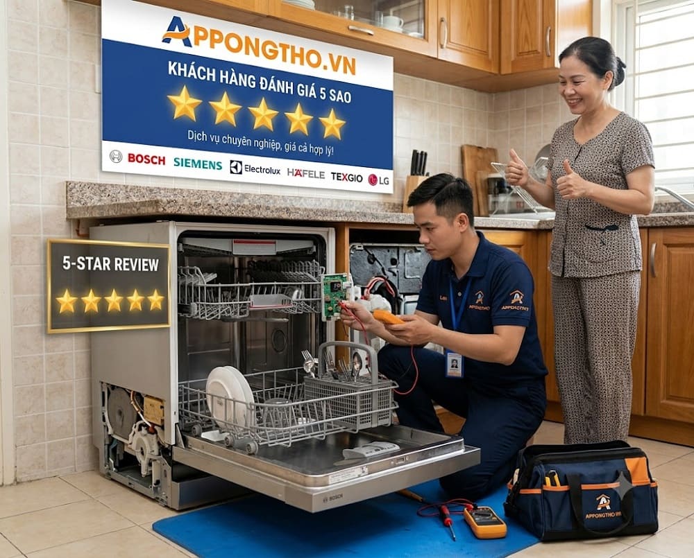 5. TRUNG TÂM SỬA MÁY RỬA BÁT TẠI TÂY HỒ - HÀ NỘI