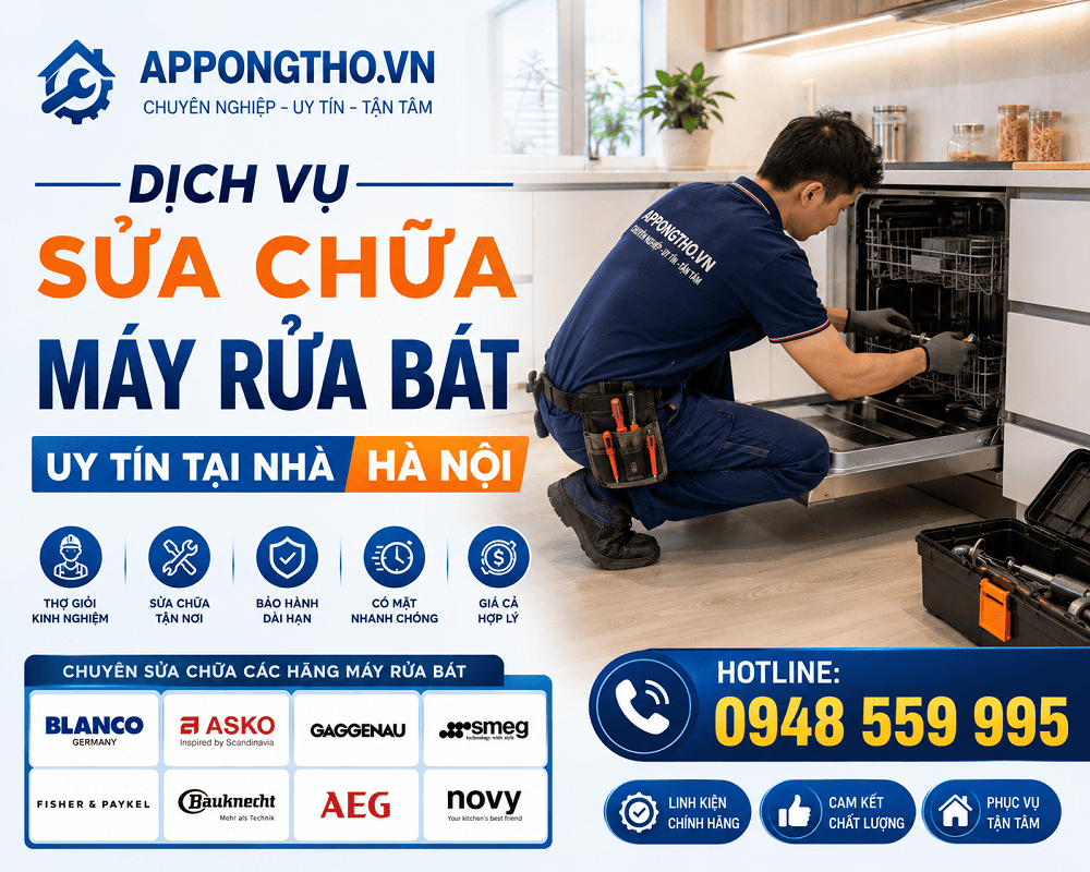 11. TRUNG TÂM SỬA MÁY RỬA BÁT TẠI LONG BIÊN - HÀ NỘI