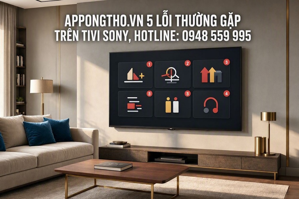Tivi Sony Hay Bị Hỏng Thứ Gì Nhất? Tìm Hiểu Cùng Ong Thợ