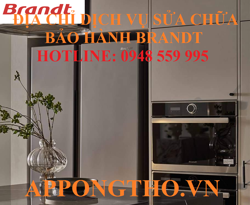 Các thiết bị – sản phẩm chính của Brandt được bảo hành