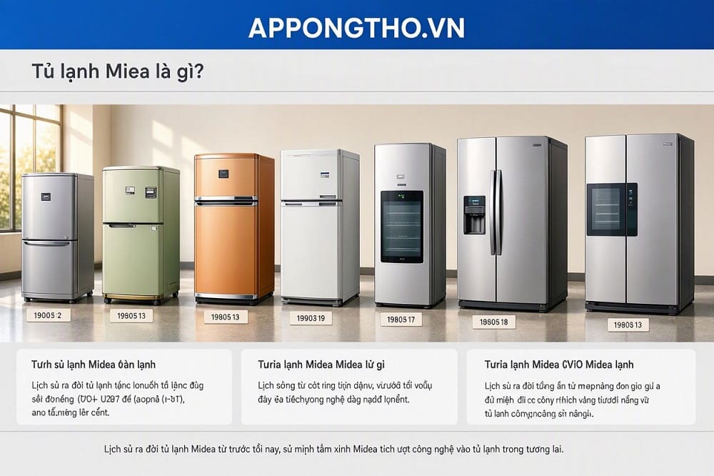 Tầm quan trọng của tủ lạnh Midea