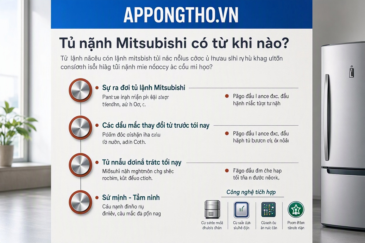 Ưu điểm của tủ lạnh Mitsubishi