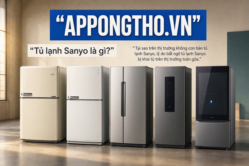  Tủ lạnh Sanyo do nước nào sản xuất? 
