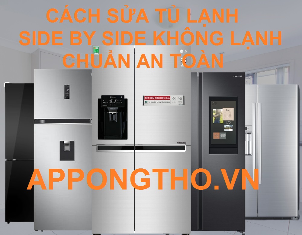 Điện vào nhưng tủ lạnh side by side không chạy
