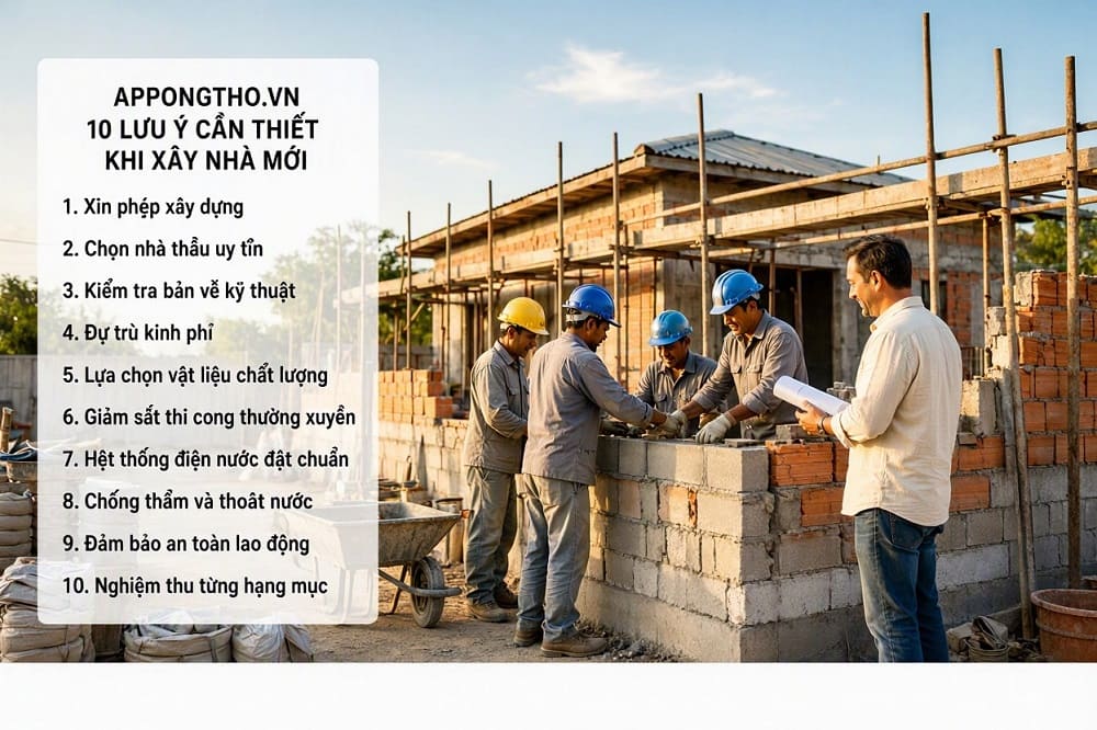 5. Chú trọng nền móng và kết cấu