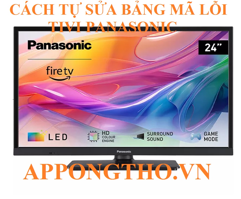 Cách khắc phục mã lỗi tivi Panasonic