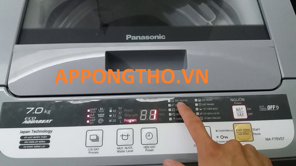 Bảo hành máy giặt panasonic Tại Hà Nội