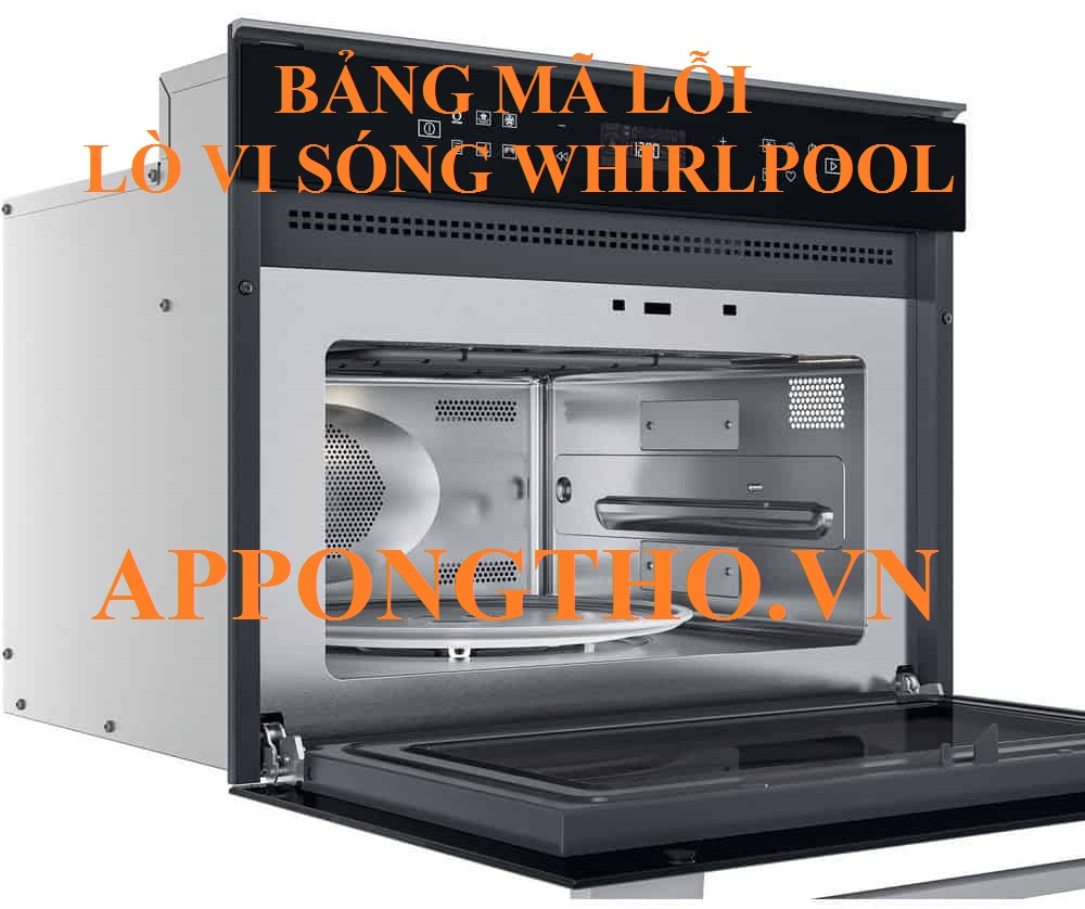 8 Cách phòng tránh mã lỗi lò vi sóng Whirlpool