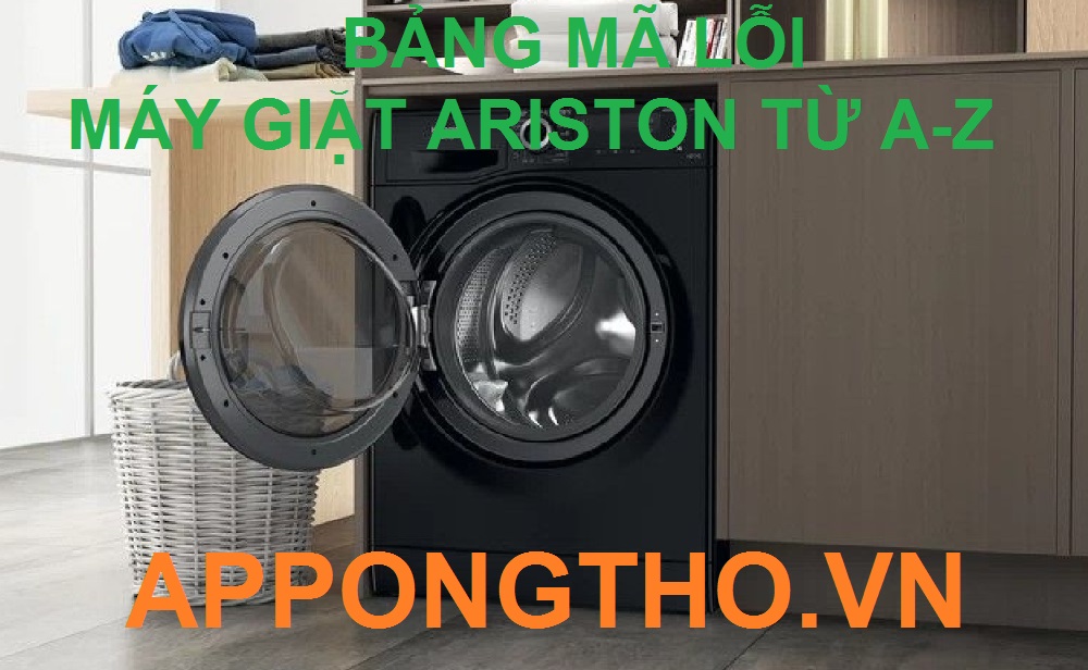 Dịch vụ sửa mã lỗi máy giặt Ariston