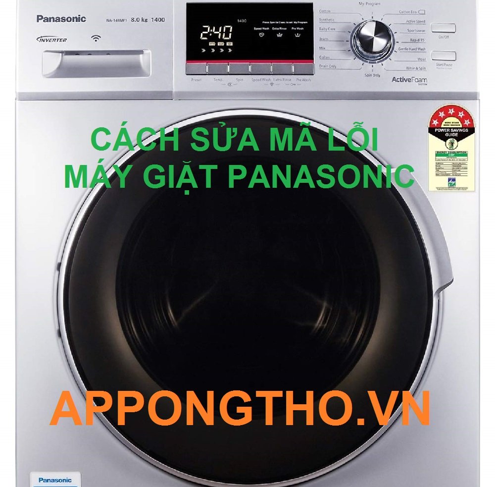 Dịch vụ sửa mã lỗi máy giặt Panasonic