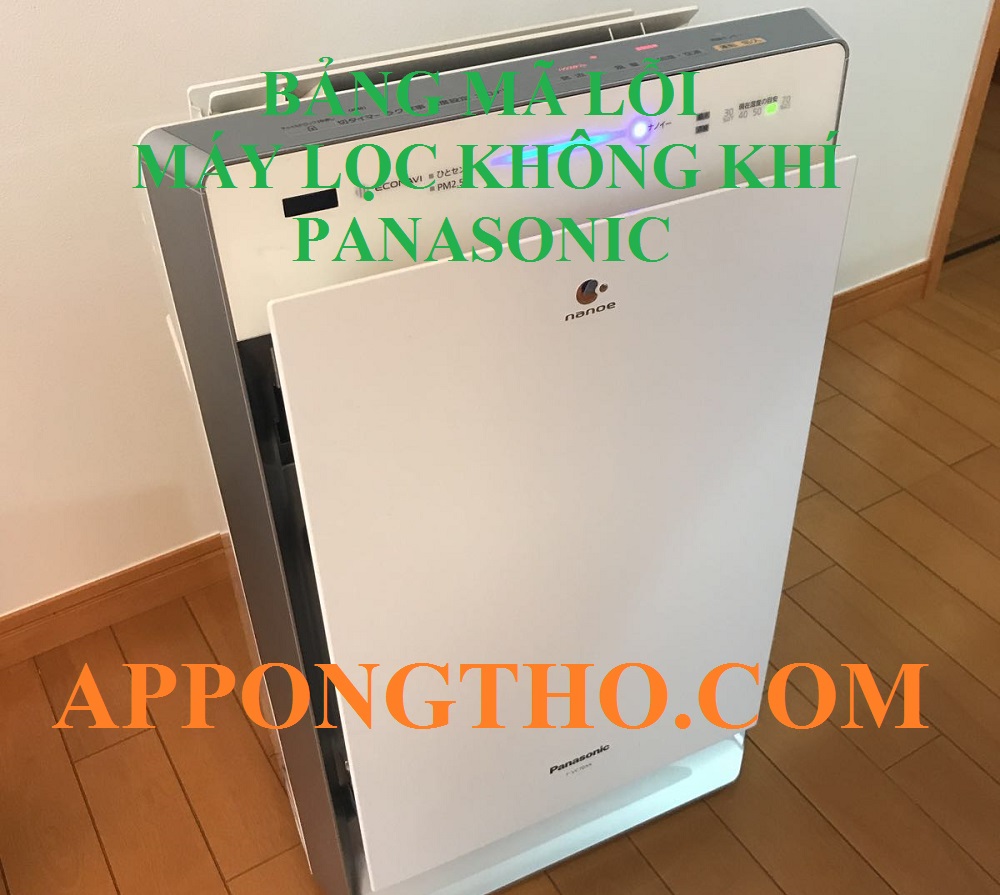 Cách phòng tránh lỗi máy lọc không khí Panasonic